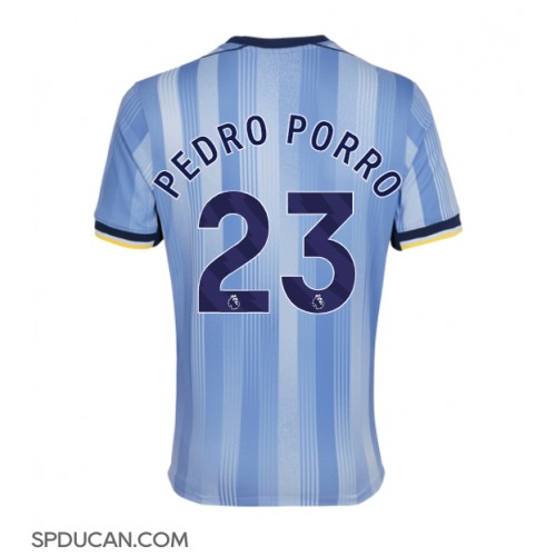 Muški Nogometni Dres Tottenham Hotspur Pedro Porro #23 Gostujuci 2024-25 Kratak Rukav